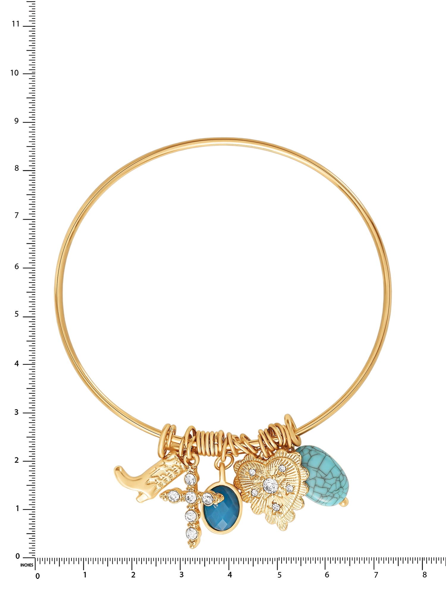 Jessica Simpson Women's Western Charm Bracelet