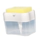 thumbnail image 3 of Dispensador de jabón con esponja multifuncional, dispensador de líquido lavavajillas 2 en 1 Blanco, 3 of 9