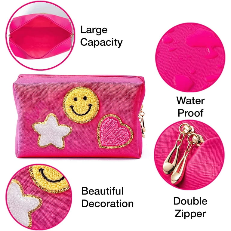 Flipkart Cute Cosmetic Pouch Nylea Preppy Stuff Patch Makeup Bag