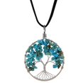 thumbnail image 3 of Joyería de moda Vintage alambre de cobre colgante árbol de la vida forma verde turquesa Turquesa verde Yuyangstore colgante de alambre árbol de la vida, 3 of 5
