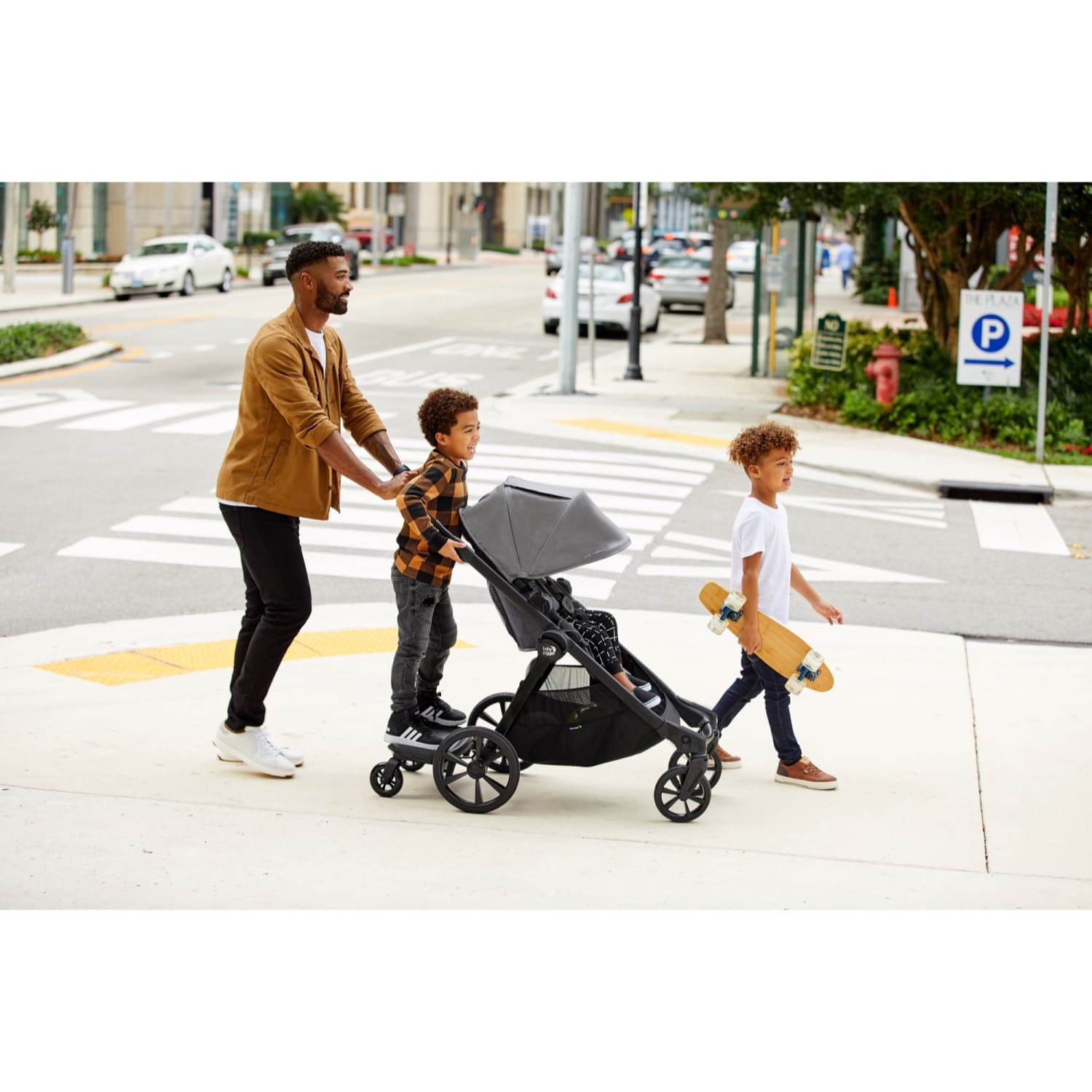 Baby Jogger City Select 2 Single-to-Double Modular Stroller, Flint Sage
