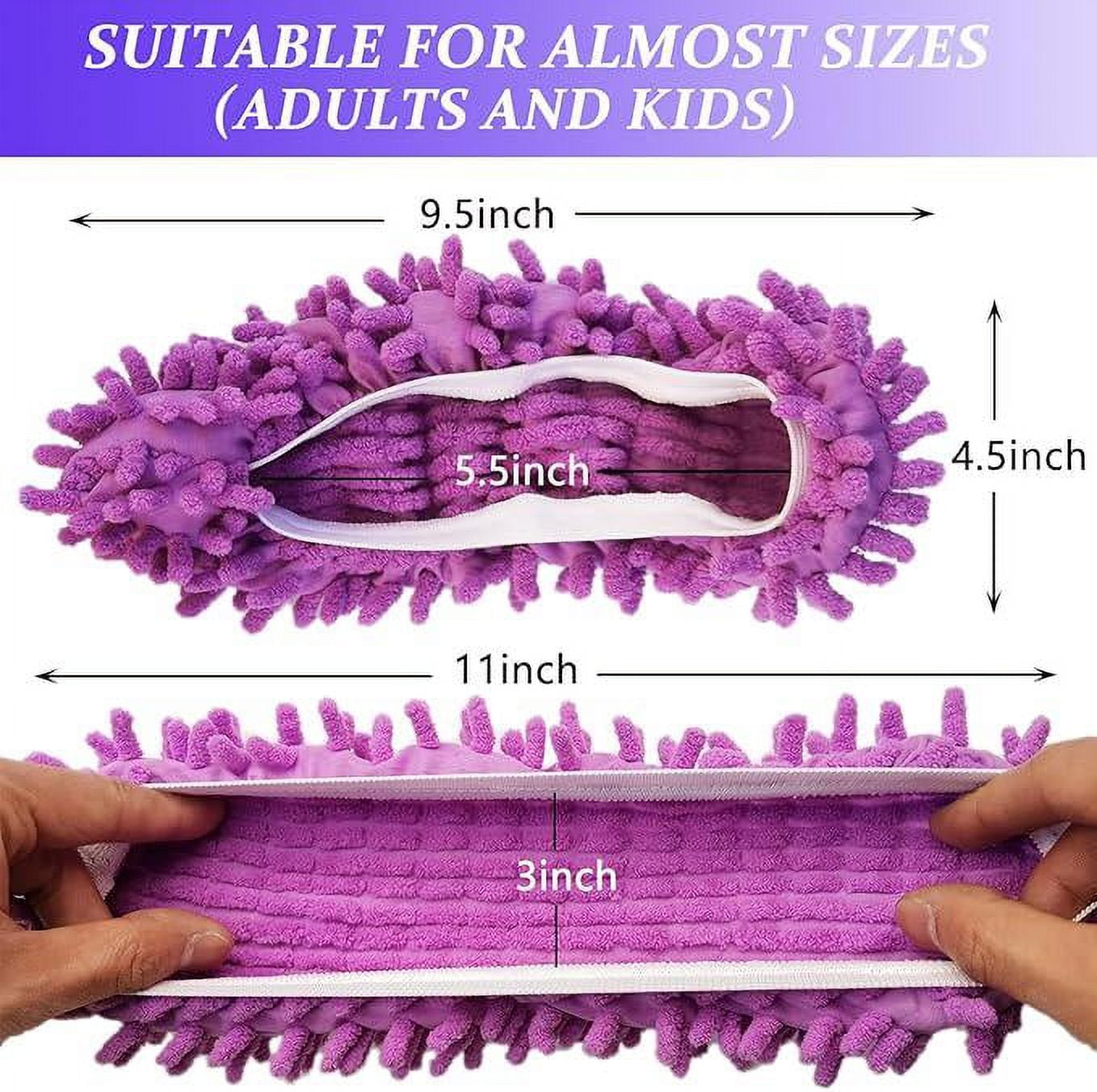 Microfiber dusting slippers clearance