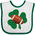 thumbnail image 3 of Inktastic St Patricks Day Football Boys or Girls Baby Bib, 3 of 4