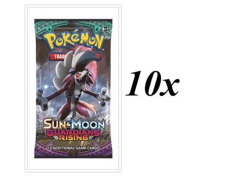 Pack Lot 10 NEW & SEALED! 3 Cards Per Pack Pokemon TCG: Sun and Moon Booster 