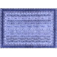 thumbnail image 1 of Ahgly Company Indoor Rectangle Oriental Blue Modern Area Rugs, 8' x 10', 1 of 4