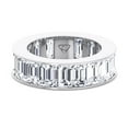 thumbnail image 2 of Sicily - Channel Set Emerald Cut Diamond Eternity Band, 2 of 6