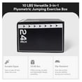 thumbnail image 4 of Plyometric Jump Box 3-in-1 – Foam Plyo Box for Fitness, HIIT, Strength Training – Adjustable 16/20/24 inch – Non-Slip, Lightweight & Portable, 4 of 9