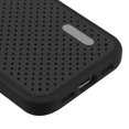 thumbnail image 5 of XPM Case for Apple iPhone 12 Mini /5.4" Slim Hybrid Thin Soft TPU Mesh Holes & Hard Bumper Cushion Armor Protective Case [BLACK] Phone Cover Fit iPhone 12 MINI, 5 of 6