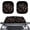 Dragonfly Boho Floral, variant on Bulopur Colorful Butterfly Car Sun Shade Windshield Block UV Rays Sun Protector for Car Windshield Universal Size Automotive Interior Sun Protection for Most SUVs Vans Trucks, 2 Pcs