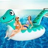 Gold ToyGiant Dinosaur Inflatable Pool Float Party Toys Ride-on with Durable Handles Summer Beach Swimming Pool Party Games Pool Toys Tube Raft Lounge for Kids Adults Dinosaur Toy(118" x 41" x 45")