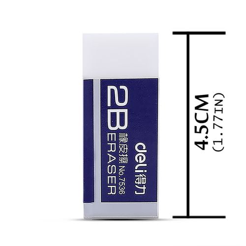 KABOER 10Pcs/20Pcs 2B White Rectangle Eraser School Supplies Artist