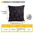 thumbnail image 3 of FOR U DESIGNS Spider Web Pattern 3 Pcs RV Dinette Cushion Covers Replacement RV Dinette Booth Seats Cover Sofa Chair Cover Pillowcase Furniture Protector for RV Camper Car Bench, 3 of 8