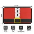 thumbnail image 5 of Red Christmas Santa Costume Pattern Door Rugs,Washable Non Slip Door Mats Indoor,Decorative Door Mats,Entry Mat Indoor for Entrance,Bedroom,Kitchen,Bathroom,30"x17", 5 of 6