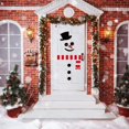 thumbnail image 2 of Christmas Snowman Refrigerator Sticker Set Cute Snowman Fridge Stickers Decoration for Fridge Wall Door Party Supplies Home Decoration, 2 of 7