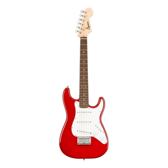 Guitarra Eléctrica Squier By Fender Mini Stratocaster De Álamo Dakota Red Brillante Con Diapasón De Laurel Indio