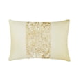 thumbnail image 1 of The HomeCentric Ivory Lumbar Pillow Cover, Textured Ribbon Pillows Cover, Pack of 2, 12"x18" (30x45 cm) Lumbar Pillow Cover, Rectangle Silk Lumbar Pillow Cover, Modern Lumbar - Vintage Ivory Love, 1 of 3