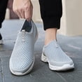 thumbnail image 3 of Men's Slip On Walking Shoes Lightweight Casual Knit Loafer Sneakers Comfortable Mesh Work Shoes Athletic Walking Shoes for Men Breathable, 3 of 5