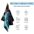 thumbnail image 3 of HUNTER x HUNTER Beach Towel, Japan Anime Oversized Bath Towel, Quick Dry Absorbent Micro Towel for Pool Swim Beach Yoga, 3 of 8