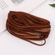 thumbnail image 2 of Cordones de cuero de vaca de 5 metros y 3 mm para bisutería, ideales para colgar, pulseras, collares, abalorios y bisutería (caqui)., 2 of 7