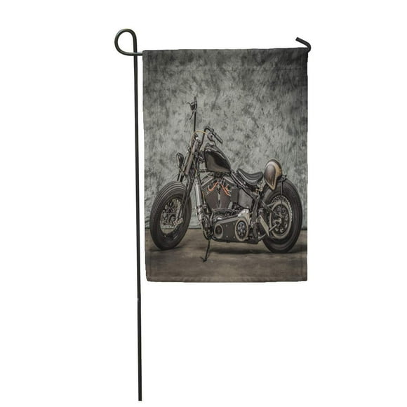 JSDART Harley Motorcycle Cool Davidson Vintage Bike Classic Chopper Motorbike Garden Flag Decorative Flag House Banner 28x40 inch