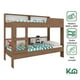thumbnail image 3 of Litera Doble Individual Base Cama Con Estante KingsHouse cafe Individual, 3 of 7