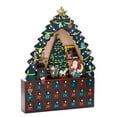 Kurt Adler Christmas Tree 24Piece Advent Calendar, 16Inch