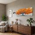 thumbnail image 2 of Canvas Wall Art for Living Room - Large Red Tree of Life Canvas Prints, Modern Abstract Nature Painting Wall Decor for Bedroom Bathroom and Office, 2 of 7