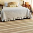 thumbnail image 1 of Homespice Decor 752116 3 x 5 ft. Latte Camden Stripe Ultra Wool Woven Rectangular Rug - Khaki, Ivory, 1 of 1
