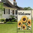 thumbnail image 4 of Spring Summer Sunflower Garden Flag 28x40 Inch Double Side for Outdoor Courtyard Garden Decor Flowers Welcome Holiday Flag for Outside Decoration, 4 of 6