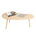 thumbnail image 2 of Neinkie Petite Table Basse, Table à Thé Moderne du Milieu du Siècle, Table Basse Minimaliste pour Salon avec Forme de Mangue, 2 of 8