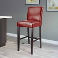 thumbnail image 3 of CorLiving Antonio Bar Height Barstool in Bonded Leather, 3 of 4
