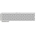 thumbnail image 2 of Ambesonne Abstract Fabric by the Yard Upholstery, Symmetrical Simple Motifs, 5 Yards, Black White, 2 of 4