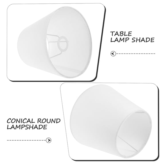 ELAYARD Vintage Small E14 Lamp Shade for Bedroom or Living Room, Replacement Light Fixture Cover, 1pc (7.09x4.8x5.79in)