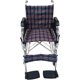 thumbnail image 4 of Silla de Ruedas Tapicería de Cuadros Magnimed MOD.OA4983 Asiento y Respaldo de Lona Descansa Brazos Tipo Escritorio Descansa Pies Abatibles Rin de Aluminio, 4 of 7