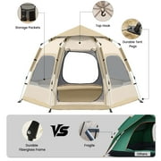 SUNOYAR 4-6 Person Tent for Camping, Camping Tent with Carry Bag, Instant Tent for Outdoor/Hiking/Traveling