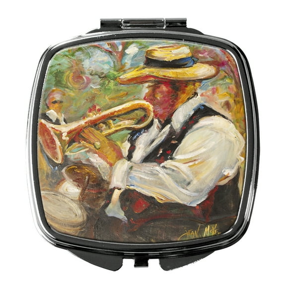 Carolines Treasures JMK1276SCM Jazz Trumpet Compact Mirror  multicolor