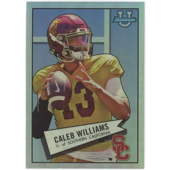 NFL 2022 Bowman Chrome University    Caleb Williams #52BF-4 (Rookie, 1952)