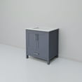 thumbnail image 5 of Jacques 30 in. W x 22 in. D Dark Grey Bath Vanity and Cultured Marble Top, 5 of 8