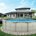 thumbnail image 5 of Aquarian Khaki Venetian 24' x 52" Steel Frame DIY Family Above Ground Pool, 5 of 6