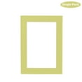 thumbnail image 2 of Pistachio Acid Free 16x20 Picture Frame Mats with White Core Bevel Cut for 12x18 Pictures - Fits, 2 of 4