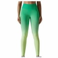 thumbnail image 2 of Elainilye Fashion Womens Leggings High Waisted Stretch Yoga Leggings Fitness Running Pants Full Length Athletic Pants Yoga Pants,Green, 2 of 8