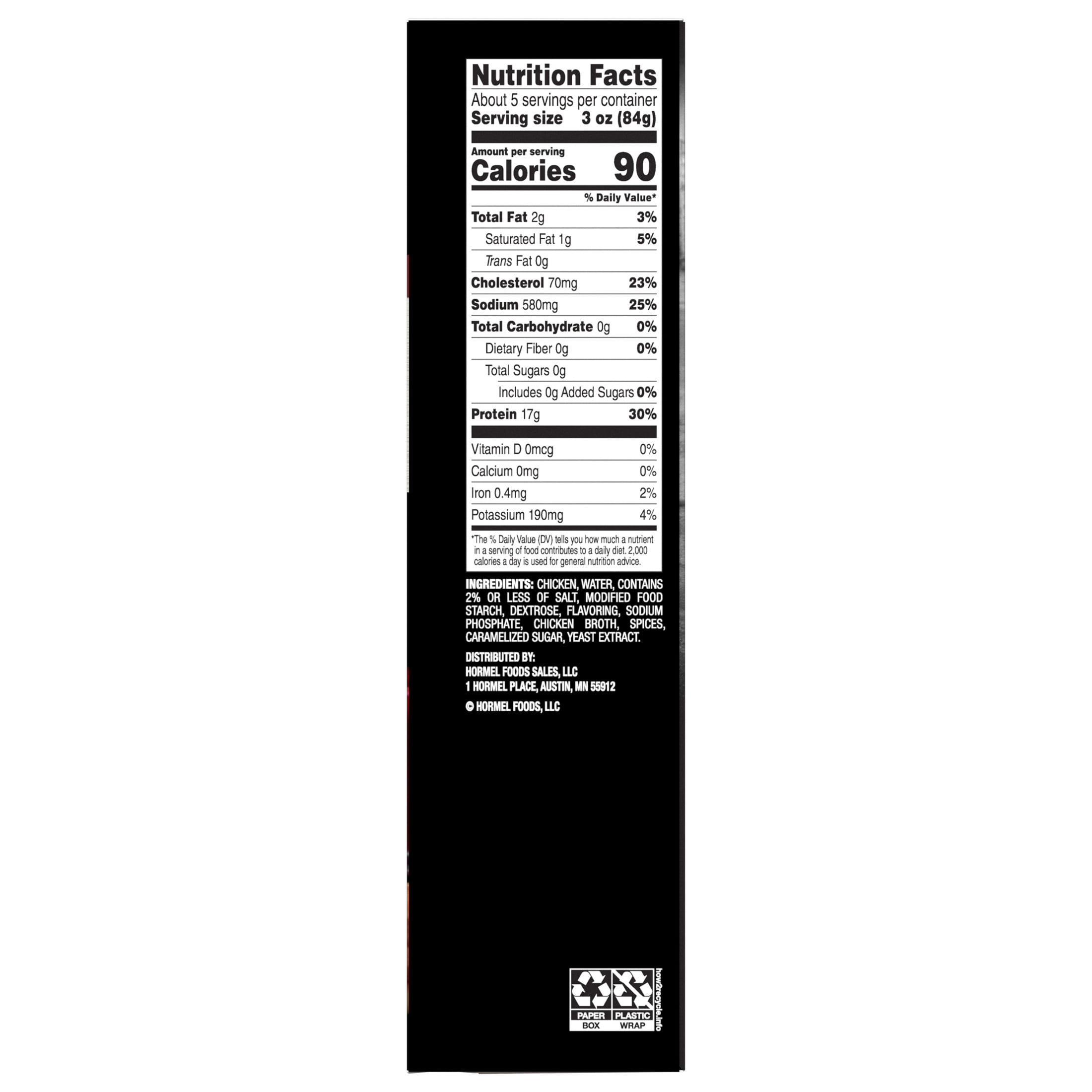 SADLER'S SMOKEHOUSE Seasoned Pulled Chicken, Refrigerated, 16 oz Plastic Vacuum Sealed Pakage