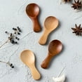 thumbnail image 2 of 4Pcs Mini Wooden Spoons Small Kitchen Spice Condiment Spoon Sugar Tea Coffee Scoop Short Handle Wood Kids Spoon Kitchen Gadgets, 2 of 6