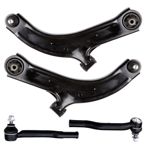 ECCPP 4pcs Lower Control Arm Outer Tie Rod End fit for 2009-2011 For Nissan Cube 2007-2012 For Nissan Versa