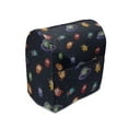 thumbnail image 1 of Space Stand Mixer Cover, Aliens with Various Expressions Happy Sad in Love in Spacecraft Dotted Background, Kitchen Appliance Organizer Bag Cover with Pockets, 5 Quarts, Multicolor, by Ambesonne, 1 of 4