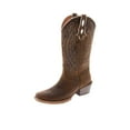 thumbnail image 5 of Justin Boots Womens Rae Midnight Embroidered Square Toe Cowboy  Mid Calf Bo, 5 of 5