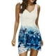 thumbnail image 1 of Gibobby Vestido Causal para Mujer de Verano Vestidos de verano para mujer Vestido de cóctel Vestido elegante cruzado Vestido vintage(Azul,M), 1 of 4