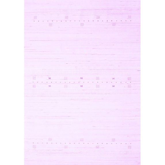 Ahgly Company Indoor Rectangle Solid Purple Modern Area Rugs, 5' x 8'