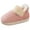 Pink, variant on Boys Girls Winter Warm Fuzzy Bootie Slippers Kids Indoor Non Slip House Slipppers Fleece LIned Ankle Booties