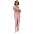 thumbnail image 4 of Hanes Women's Scrubs V-Neck Scrub Top, Premium, Short Sleeve, 3 Pocket, Sizes XS-3XL, 4 of 9
